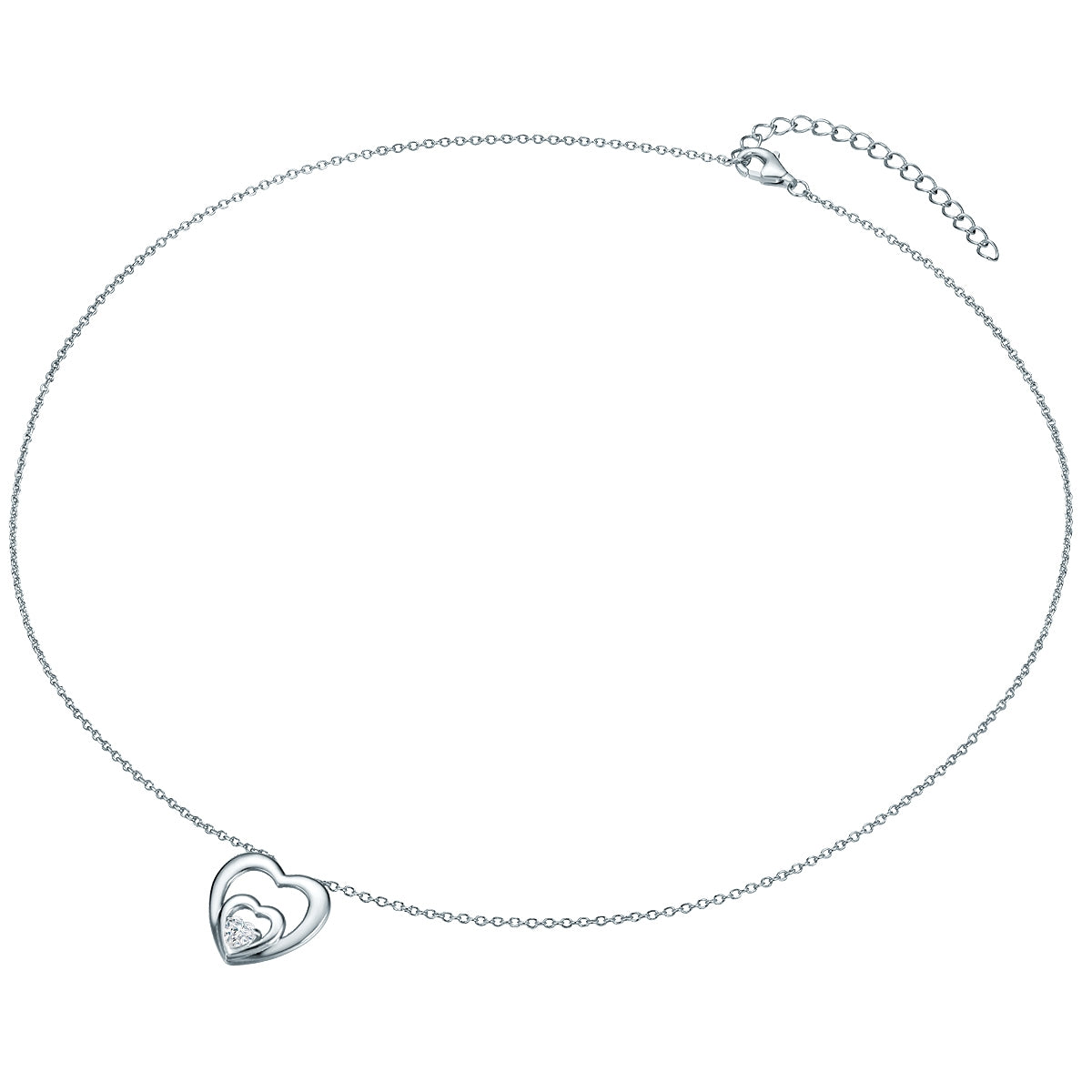Rafaela Donata Kette mit Anhänger Sterling Silber Zirkonia weiß Outlet