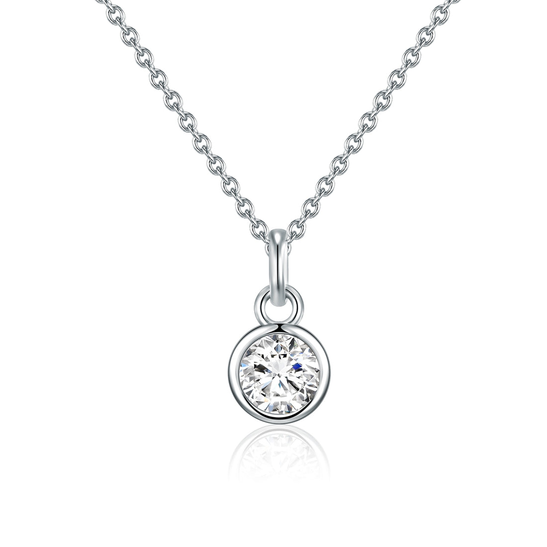 Rafaela Donata Kette mit Anhänger Sterling Silber Zirkonia weiß