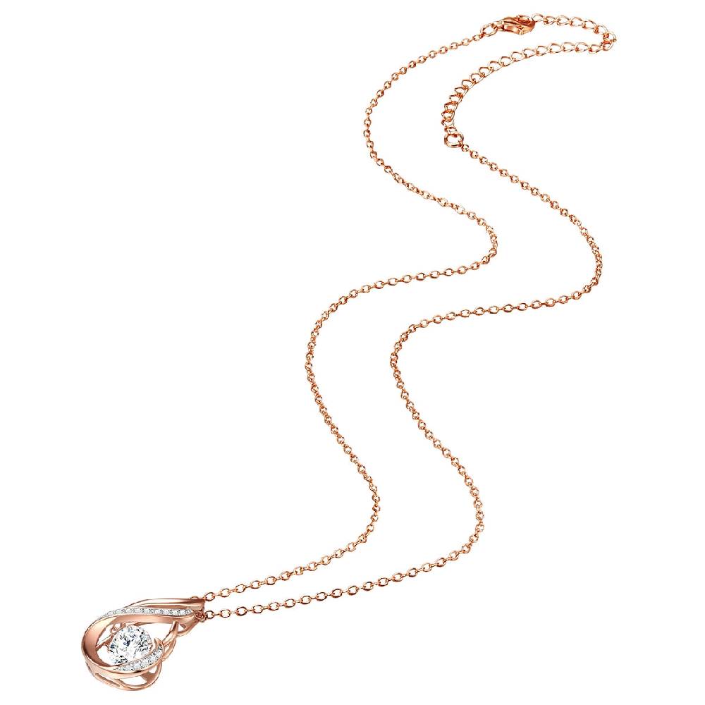 Rafaela Donata Kette mit Anhänger Sterling Silber roségold Zirkonia weiß Schlussverkauf