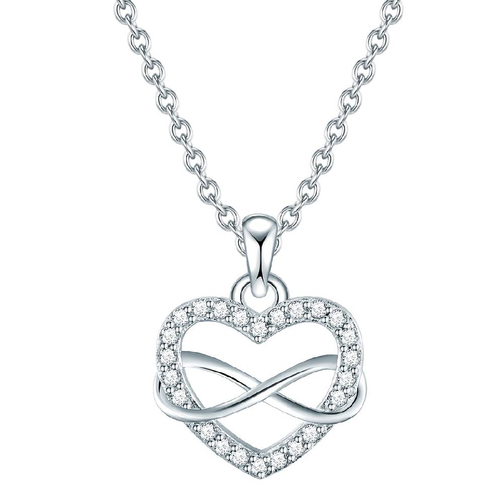 Rafaela Donata Kette mit Anhänger Sterling Silber Zirkonia weiß