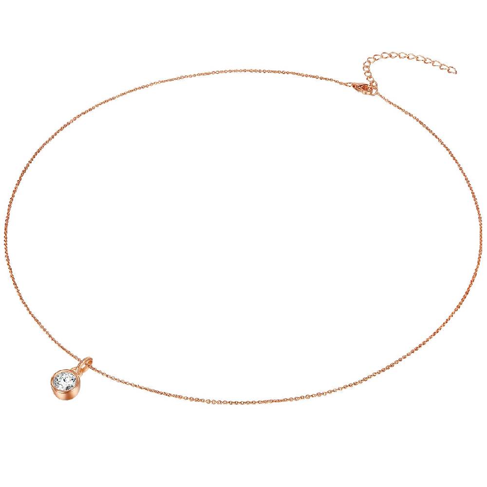 Rafaela Donata Kette mit Anhänger Sterling Silber roségold Zirkonia weiß Meist gekauft