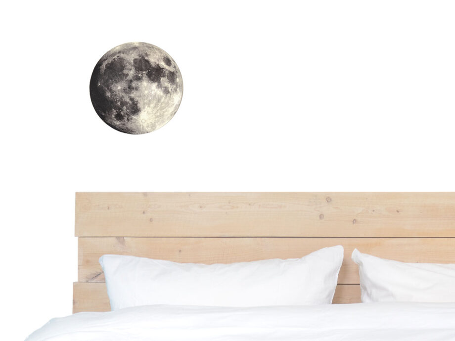 Renna Deluxe MOND Bild auf Holz Outlet