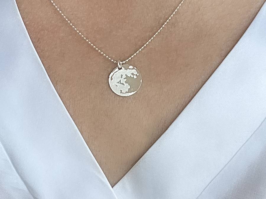 Renna Deluxe MOND Kette Silber – beidseitiges Motiv Hotsell