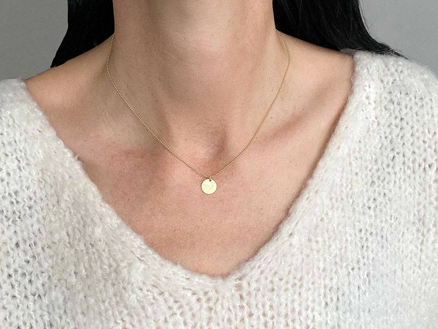 Renna Deluxe MOND Kette Silber – beidseitiges Motiv Hotsell