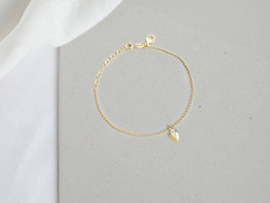 Renna Deluxe Kugel Armband mit HERZ Gold Online