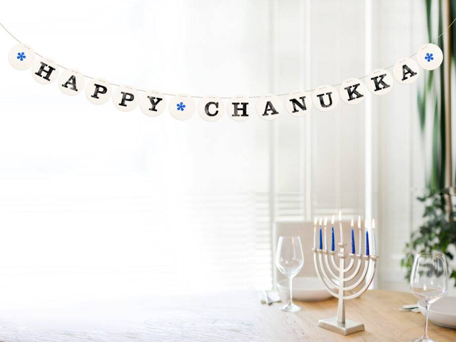 Renna Deluxe HAPPY CHANUKKA Girlande Blitzverkäufe