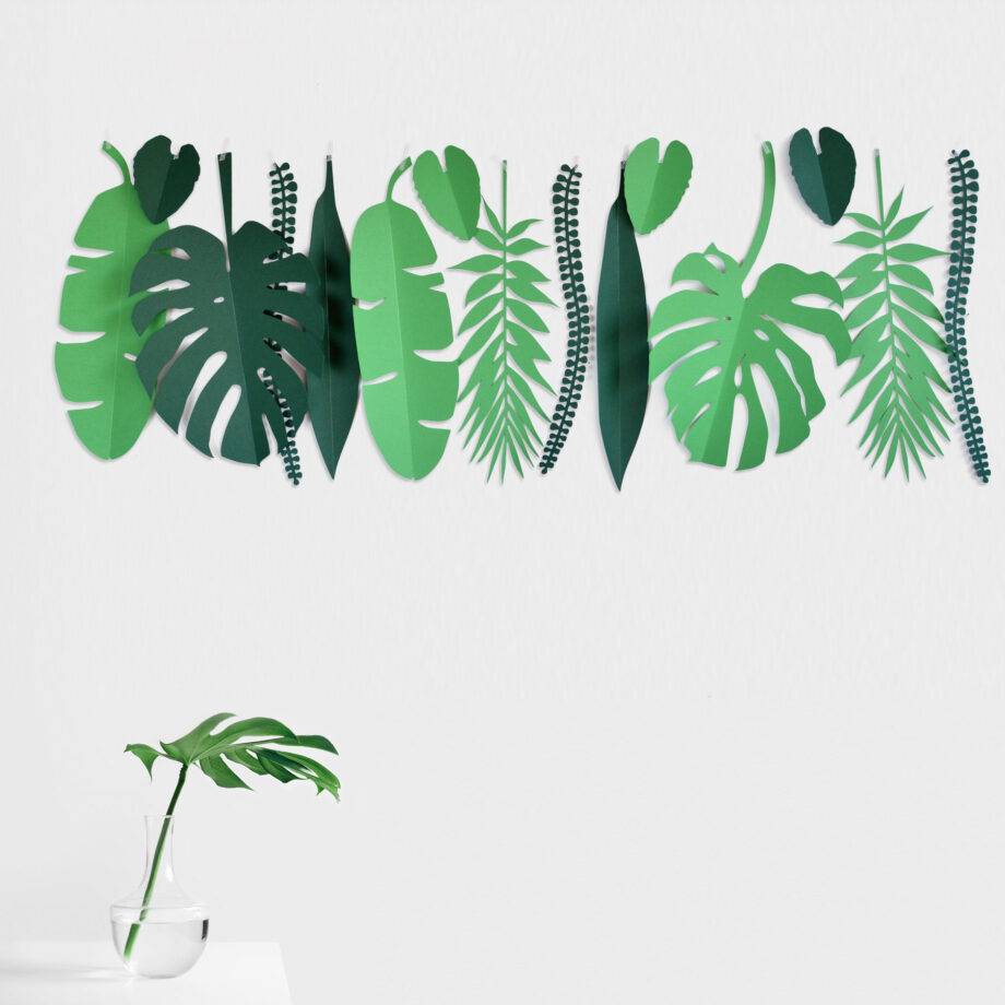 Renna Deluxe Monstera, Palme, TROPEN Wanddekoration Blitzverkäufe