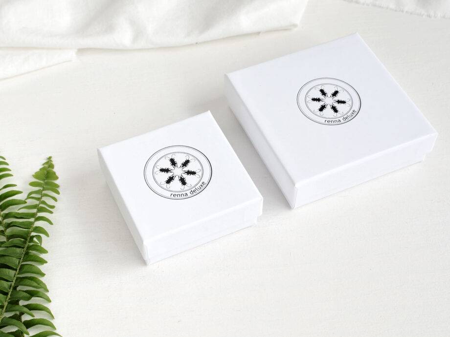 Renna Deluxe Ohrstecker Farnblatt vergoldet Sterling Silber Verkauf