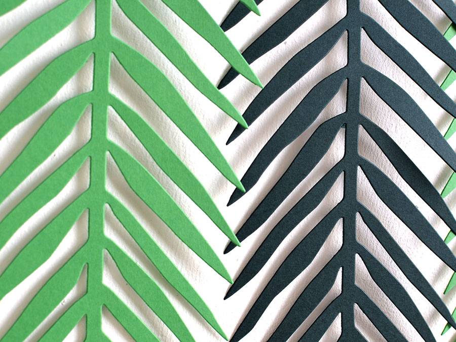 Renna Deluxe Palmen Girlande mit Palmenblättern Wanddekoration Hotsell