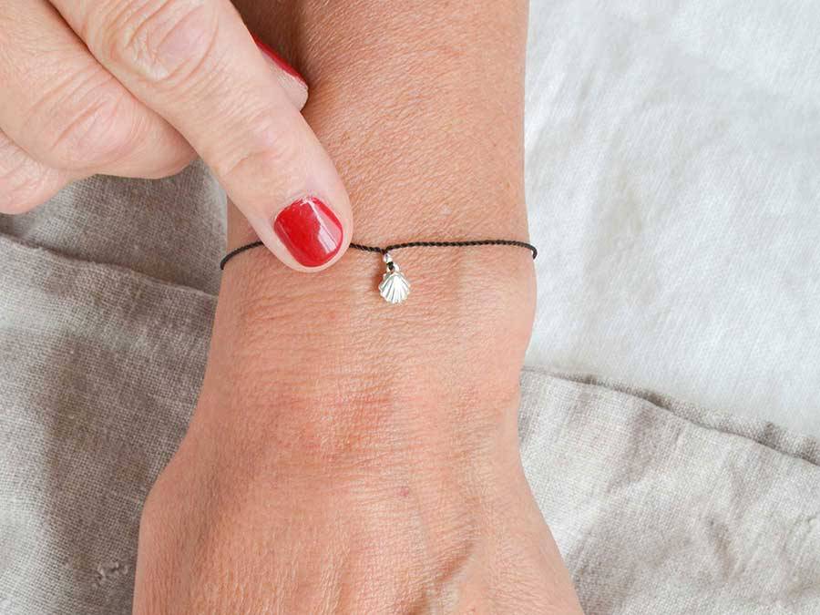 Renna Deluxe MUSCHEL Armband Silber im Angebot