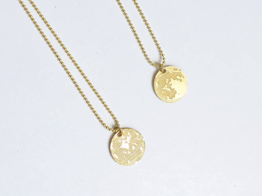 Renna Deluxe MOND Kette Gold – beidseitiges Motiv Fabrikverkauf