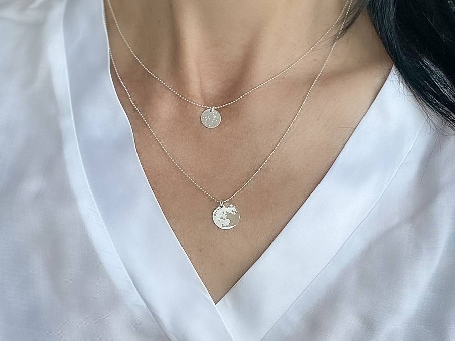 Renna Deluxe MOND Kette Gold – beidseitiges Motiv Fabrikverkauf