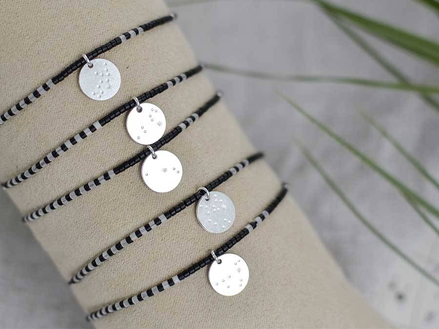 Renna Deluxe STERNZEICHEN Armband Silber