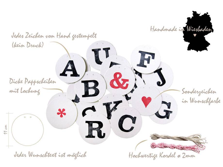 Renna Deluxe LOVE Girlande Fabrikverkauf
