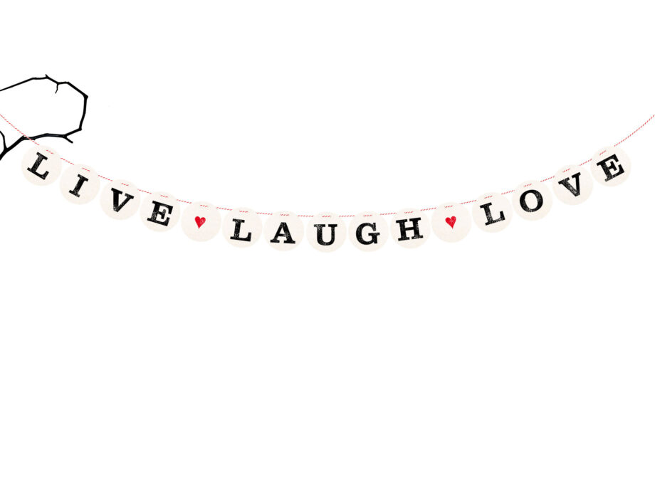 Renna Deluxe LIVE LAUGH LOVE Girlande Meist gekauft