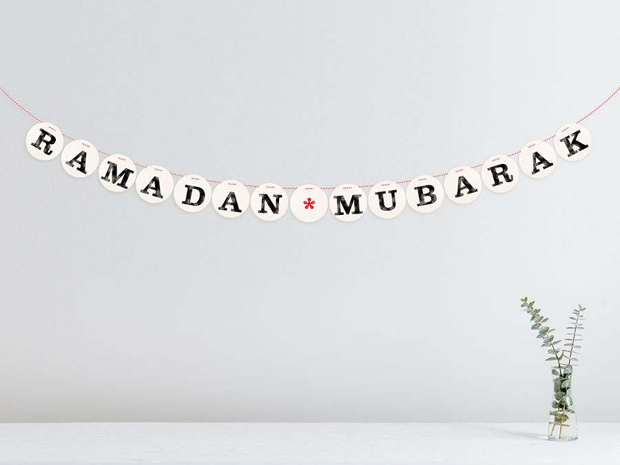 Renna Deluxe RAMADAN MUBARAK Girlande Outlet