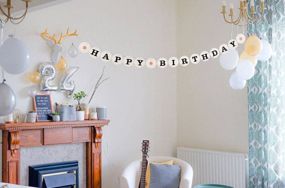 Renna Deluxe HAPPY BIRTHDAY Girlande im Angebot