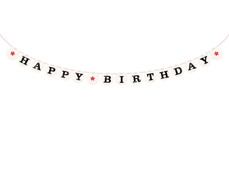 Renna Deluxe HAPPY BIRTHDAY Girlande im Angebot