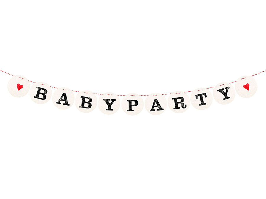 Renna Deluxe BABYPARTY Girlande Schlussverkauf