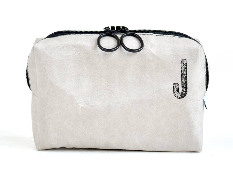 Renna Deluxe Kosmetiktasche mit Monogramm grau Günstiger Verkauf