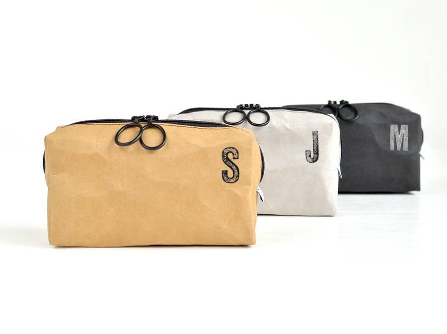 Renna Deluxe Kosmetiktasche mit Monogramm grau Günstiger Verkauf