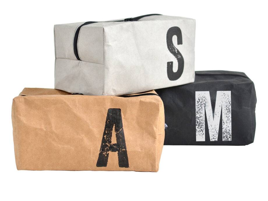 Renna Deluxe Kosmetiktasche mit Monogramm grau Günstiger Verkauf