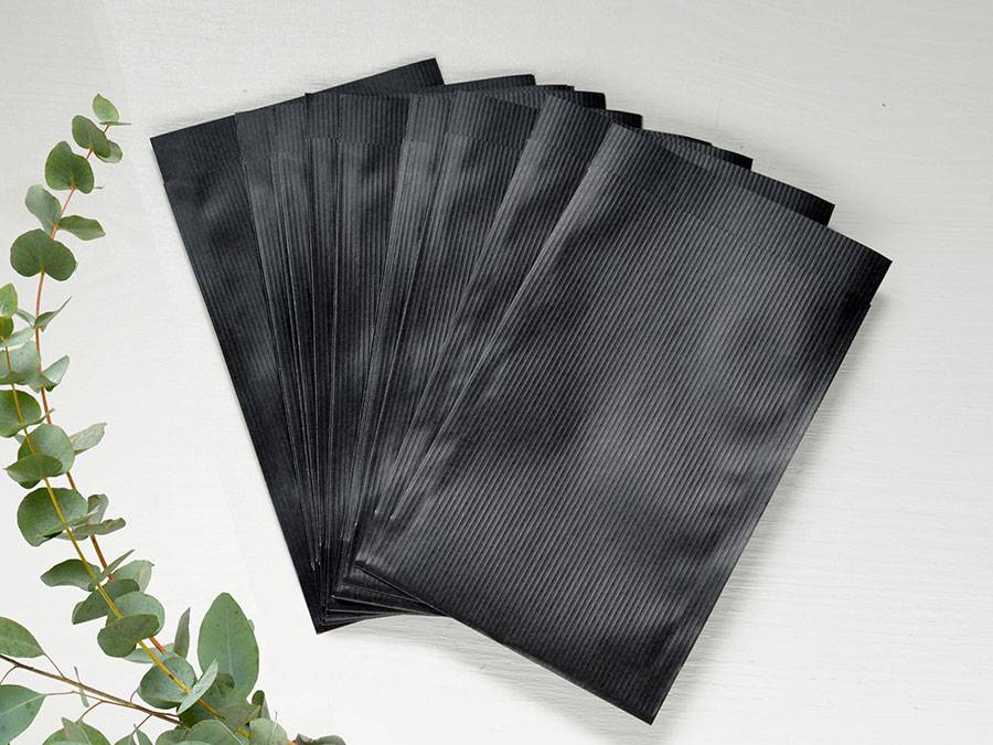 Renna Deluxe Papiertüten Schwarz Outlet