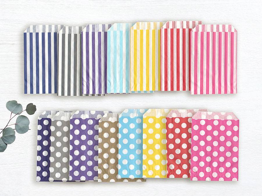 Renna Deluxe 50 Papiertüten viele Farben Auslauf
