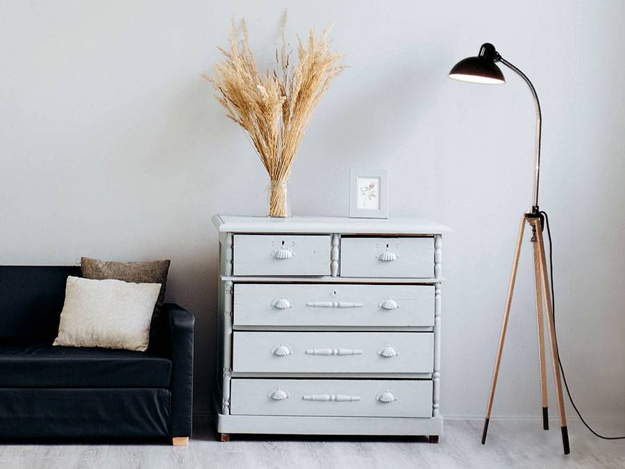 Renna Deluxe Lampengestell Stativ 90 aus Eiche Schlussverkauf