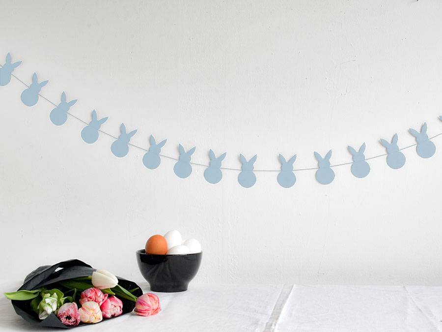 Renna Deluxe Hellblau Osterhase Anhänger Günstiger Verkauf