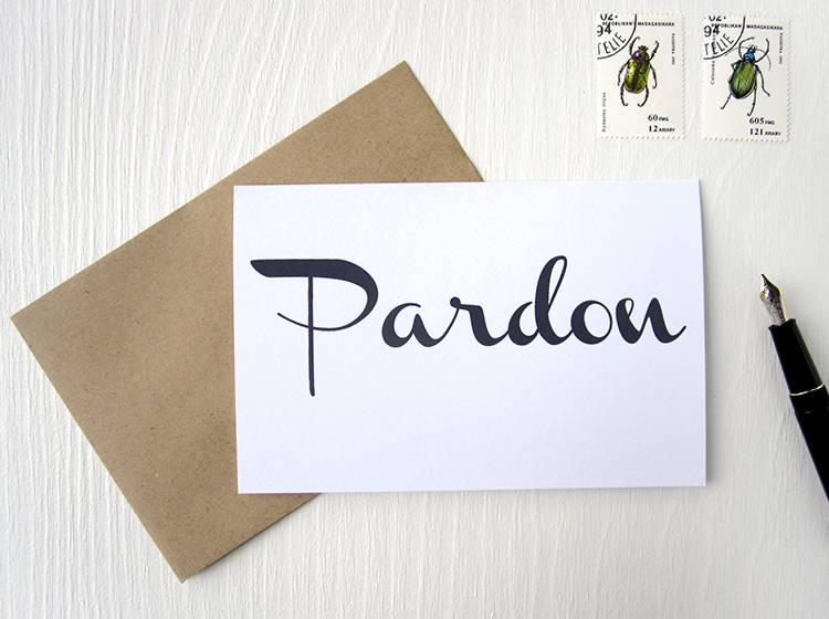 Renna Deluxe PARDON // Klappkarte Online