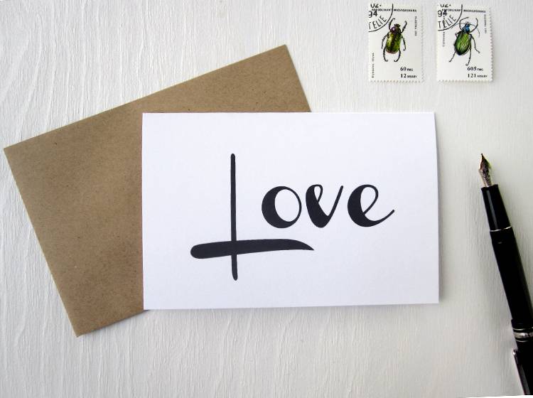 Renna Deluxe LOVE // Klappkarte Verkauf