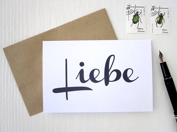 Renna Deluxe LIEBE // Klappkarte Nur für heute