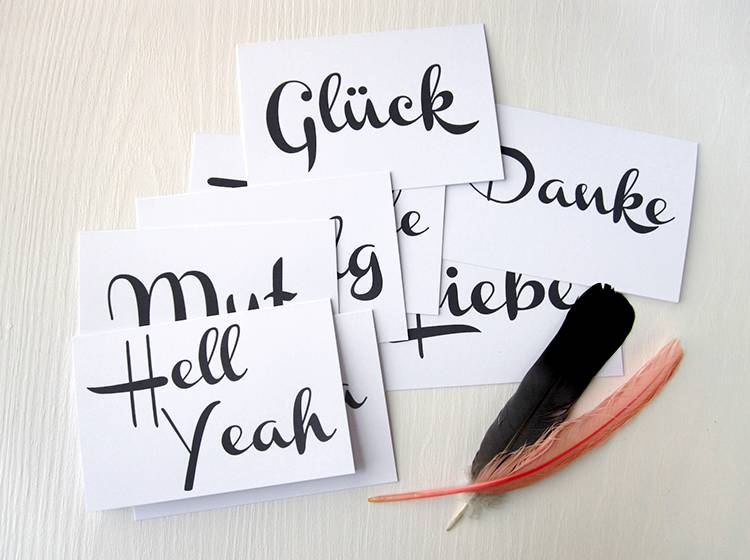 Renna Deluxe Danke // Klappkarte Schlussverkauf