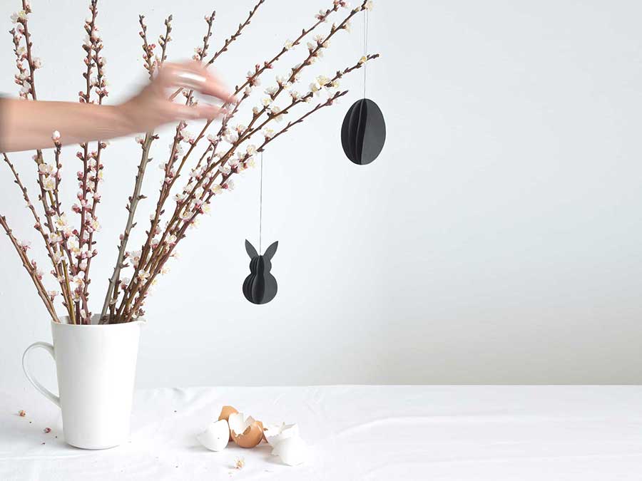 Renna Deluxe Osterhase aus Kraftpapier Schlussverkauf
