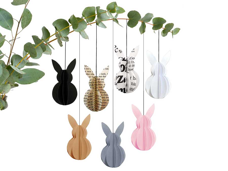 Renna Deluxe Osterhase aus Kraftpapier Schlussverkauf