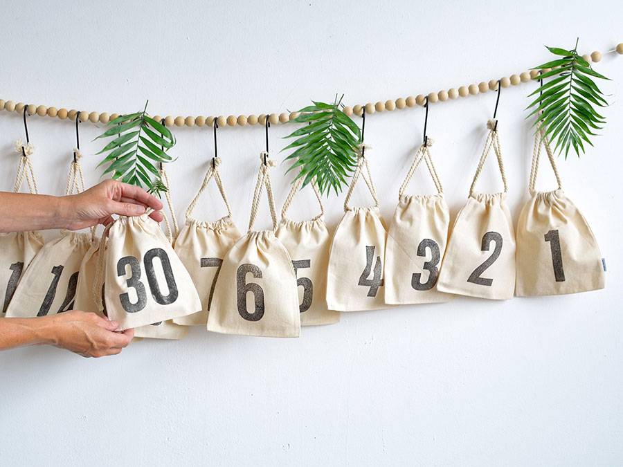 Renna Deluxe Nachhaltiger Ramadan Kalender aus Bio-Baumwolle Sonderangebot
