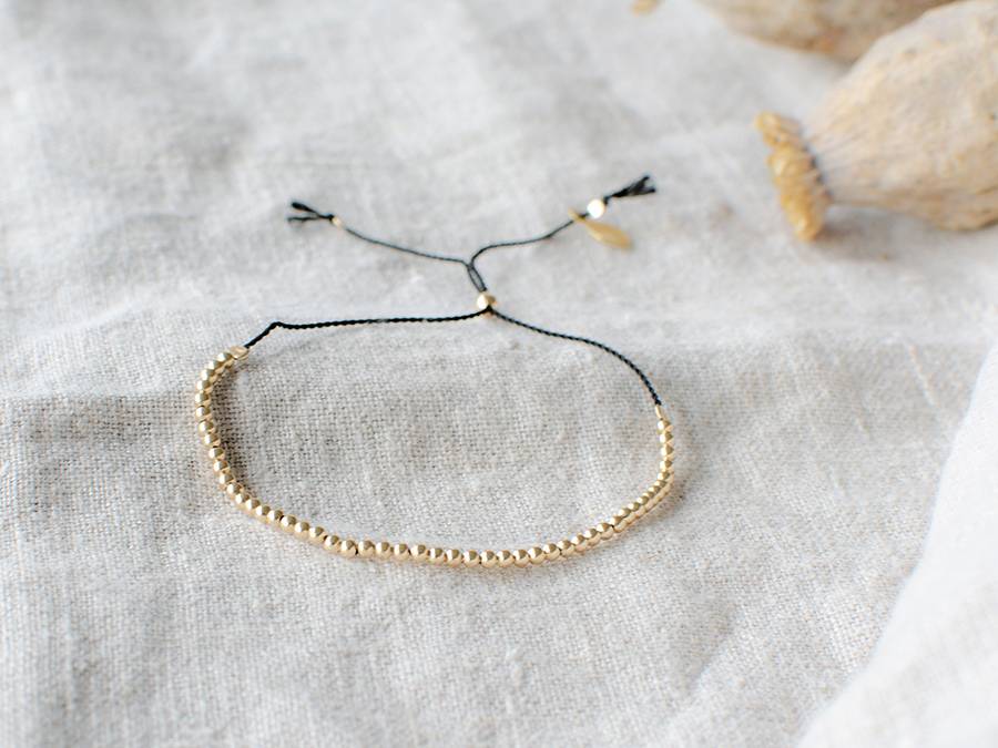 Renna Deluxe Armband Gold 2mm Rabatt