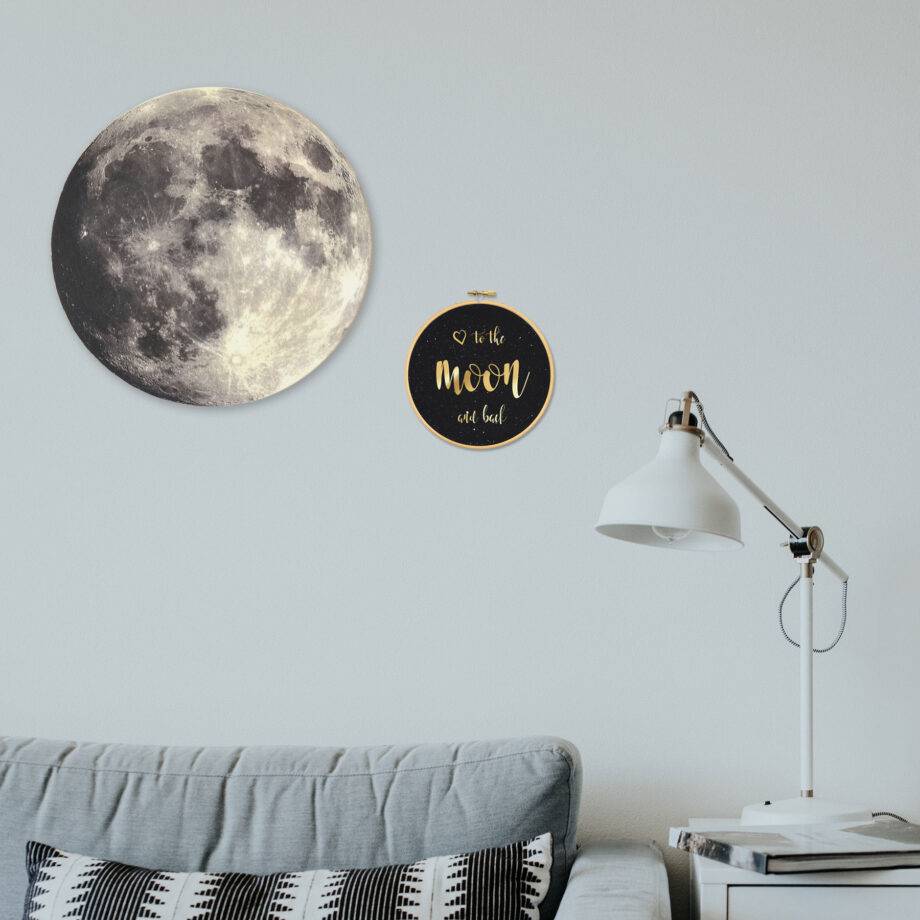 Renna Deluxe I love you to the moon and back! Gold Druck Flash Sale