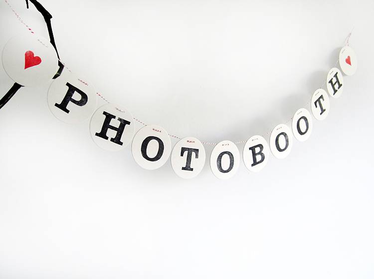 Renna Deluxe Photobooth Girlande Valentinstagsangebot
