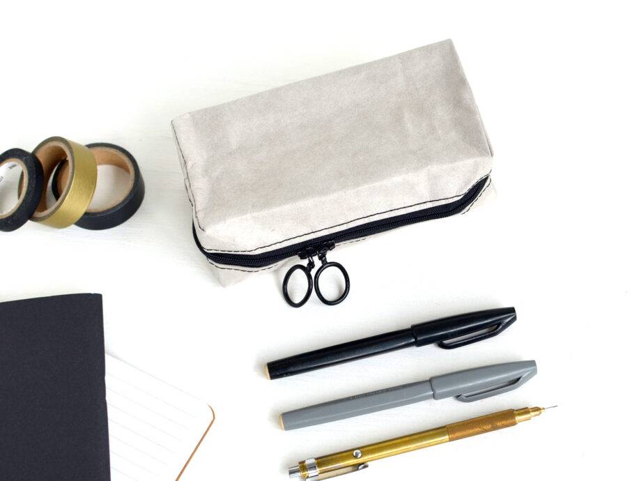 Renna Deluxe Individualisiertes Federmäppchen mit Monogramm grau Letzte 2 Tage