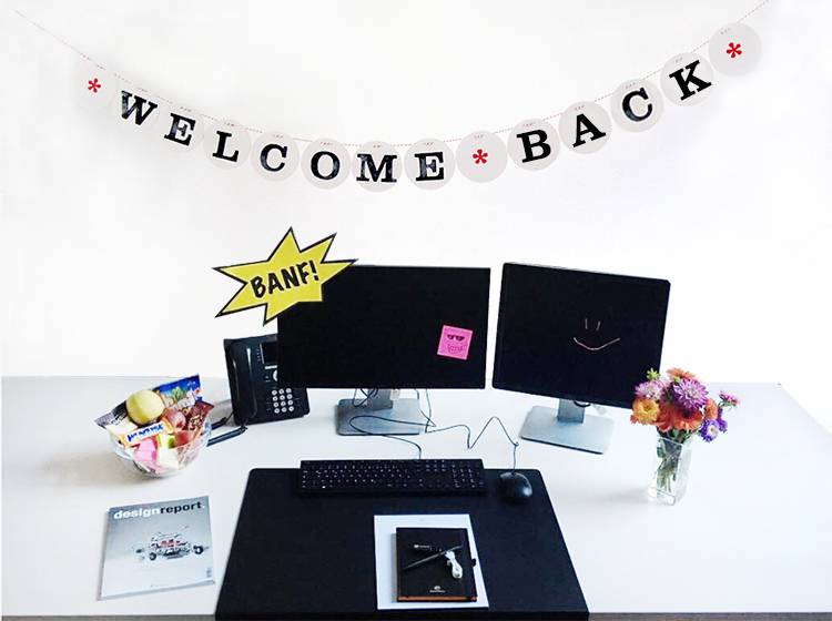 Renna Deluxe WELCOME BACK Girlande Speichern exportieren