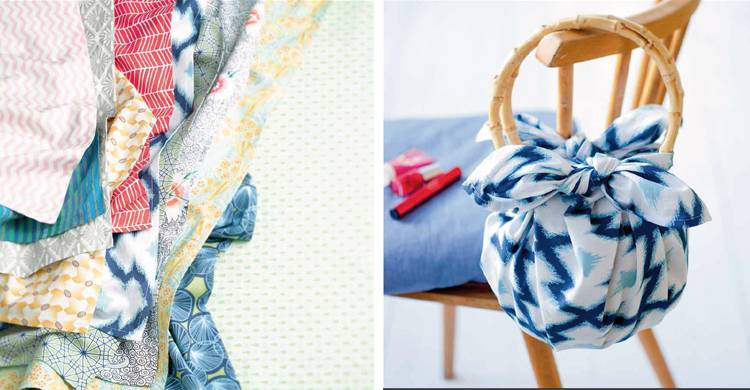 Renna Deluxe FUROSHIKI – Japanisch Taschen ohne Nadel und Faden, Kreativbuch 2025