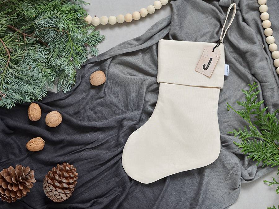 Renna Deluxe Nikolausstiefel mit Monogramm auf Birkenrinde Muttertagsangebot