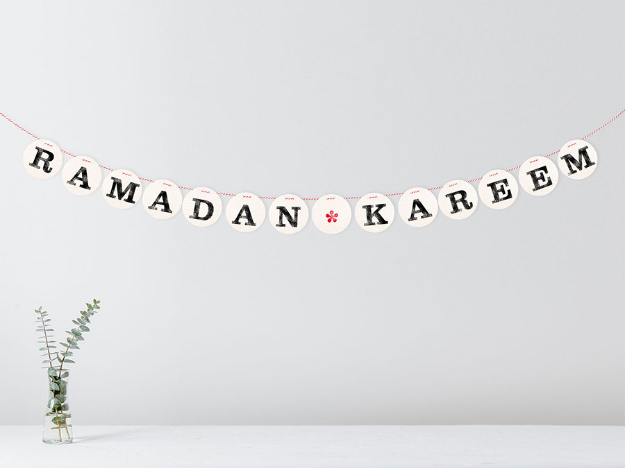 Renna Deluxe RAMADAN KAREEM Girlande Lagerräumung