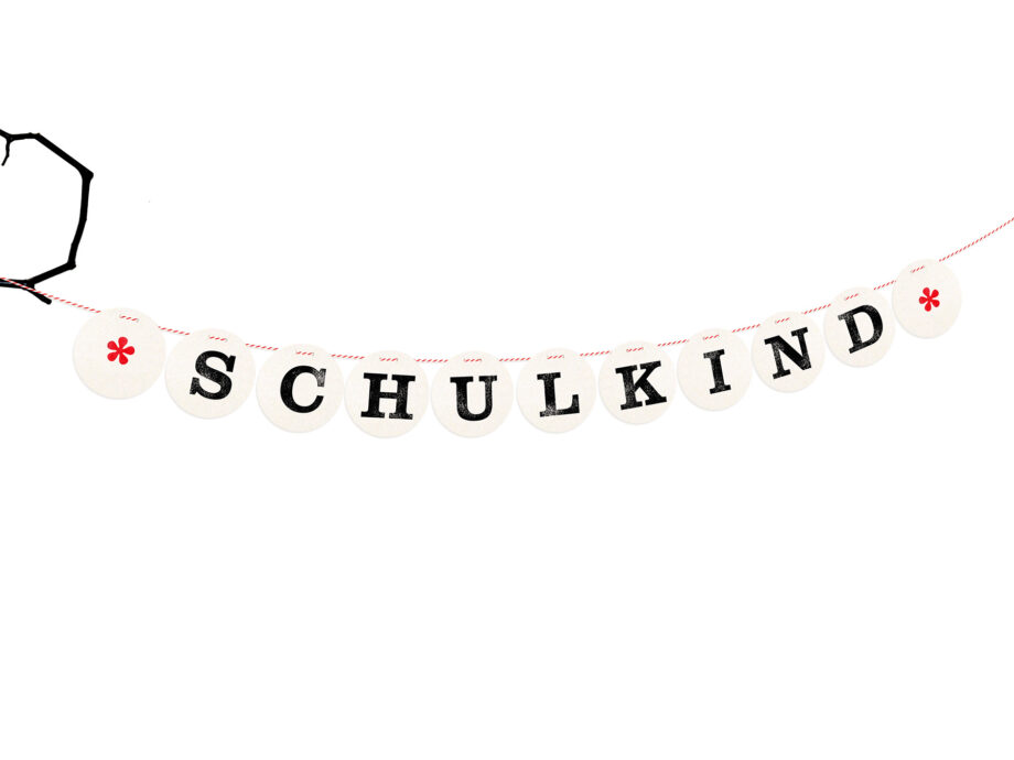 Renna Deluxe SCHULKIND Girlande für die Einschulung Party-Deko Exklusive Angebote