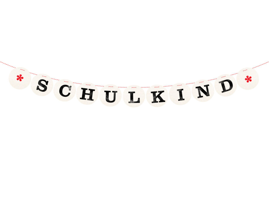 Renna Deluxe SCHULKIND Girlande für die Einschulung Party-Deko Exklusive Angebote