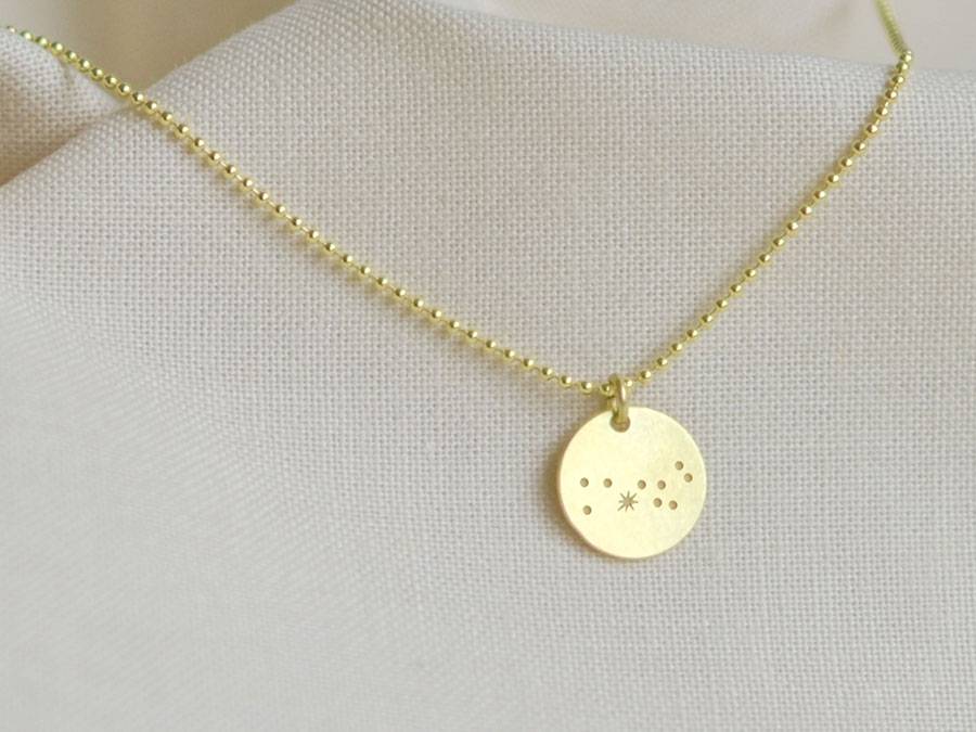 Renna Deluxe STIER Sternzeichen Kette Gold im Angebot
