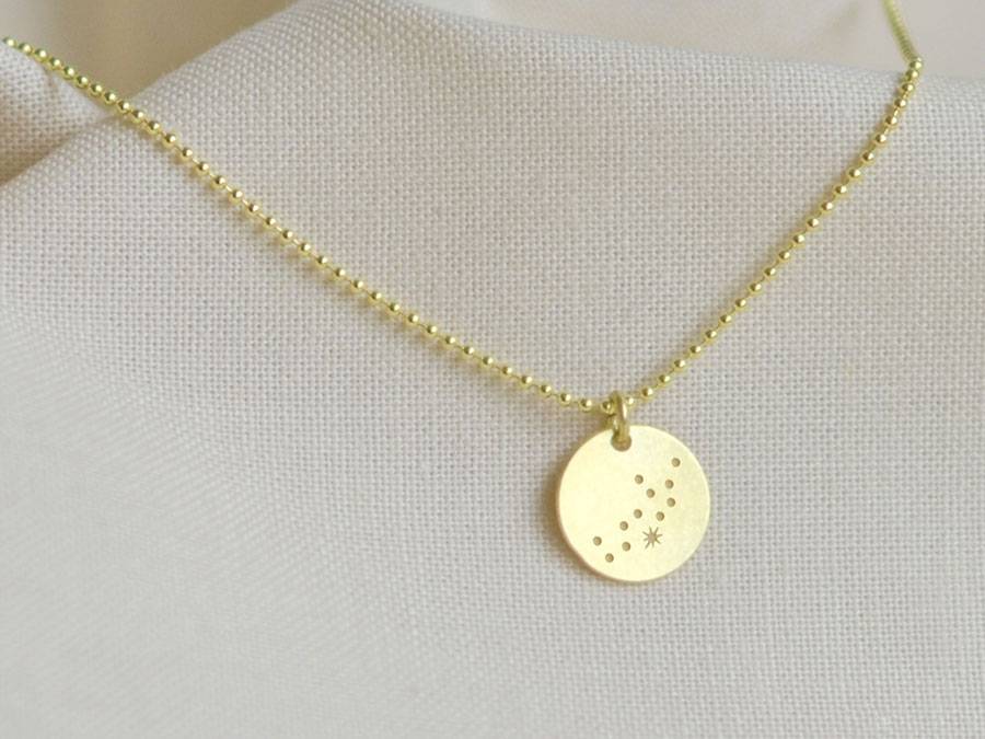 Renna Deluxe JUNGFRAU Sternzeichen Kette Gold Meist gekauft