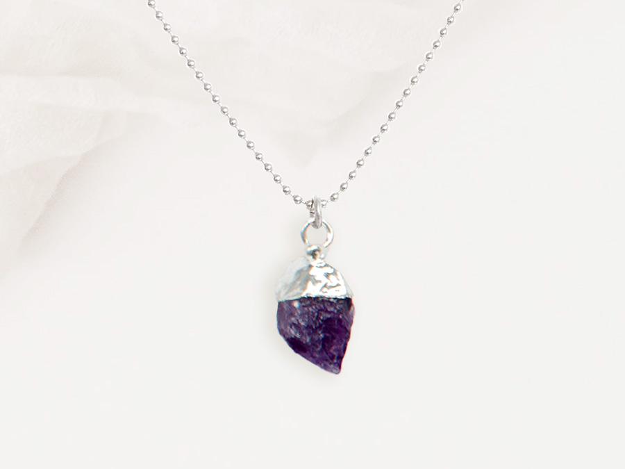 Renna Deluxe GEBURTSSTEIN Februar Kette Silber Günstig kaufen